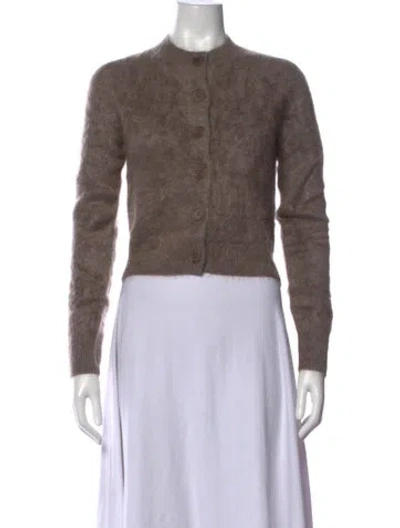 Pre-owned Lisa Yang Cashmere Crew Neck Sweater W/ Tags In Brown