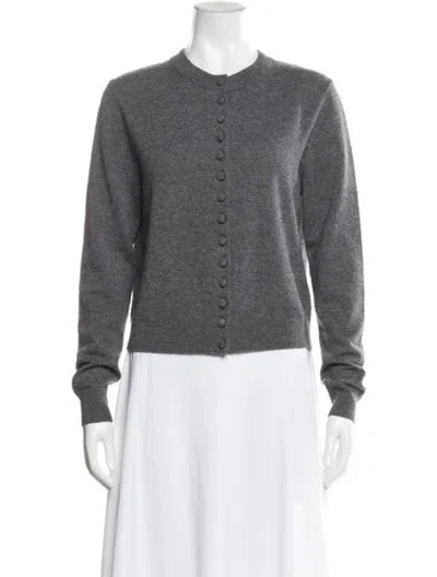 Pre-owned Lisa Yang Cashmere Crew Neck Sweater W/ Tags In Gray