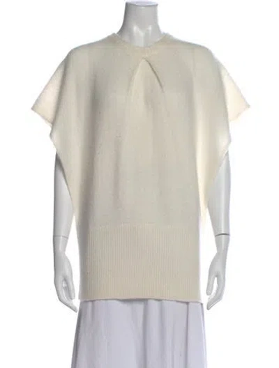 Pre-owned Lisa Yang Cashmere Crew Neck Sweater W/ Tags In Neutral
