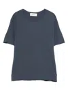 Lisa Yang Cashmere Crew-neck T-shirt In Blue