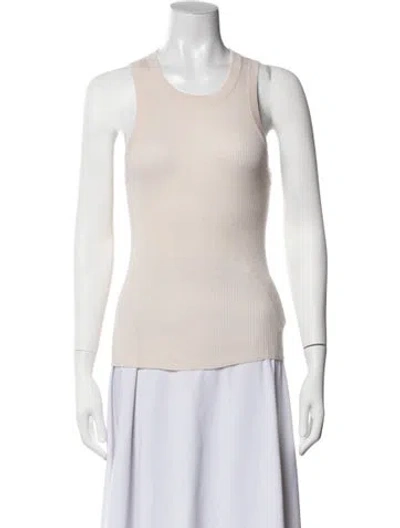 Pre-owned Lisa Yang Cashmere Crew Neck Top In Purple