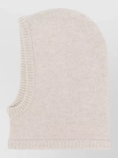 Lisa Yang Cashmere Cutout Balaclava In Neutral