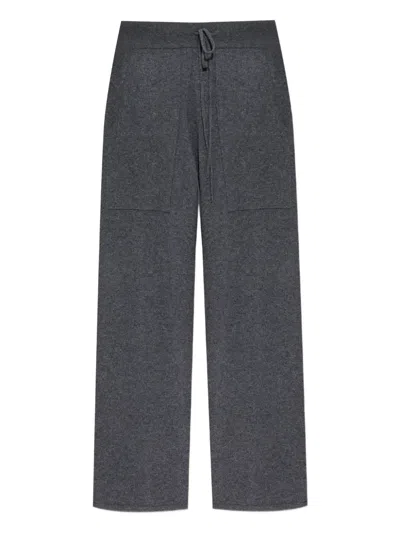 Lisa Yang Cashmere Drawstring Trousers In Grey