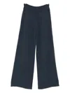 Lisa Yang Cashmere Drawstring Trousers In Blue