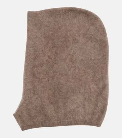 Lisa Yang Cashmere Hood In Gray