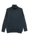 Lisa Yang Heidi Cashmere Turtle-neck Sweater In Blue