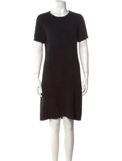 Pre-owned Lisa Yang Cashmere Knee-length Dress In Black