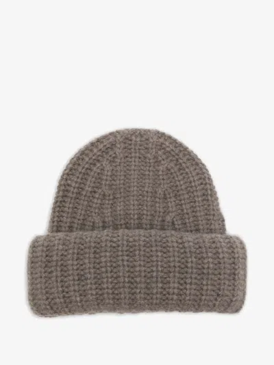 Lisa Yang Cashmere Knit Beanie In Marrone