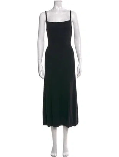 Pre-owned Lisa Yang Cashmere Long Dress In Black