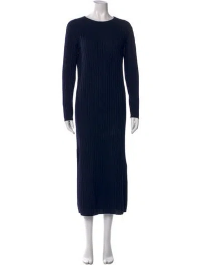 Pre-owned Lisa Yang Cashmere Long Dress In Black