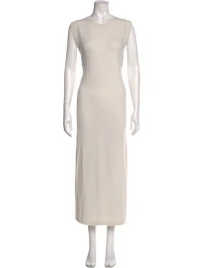 Pre-owned Lisa Yang Cashmere Long Dress In Gray