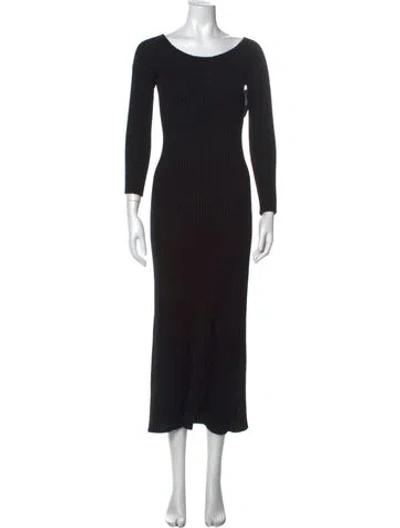 Pre-owned Lisa Yang Cashmere Long Dress W/ Tags In Blue