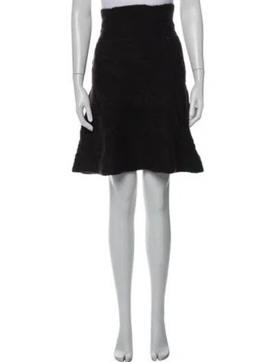Pre-owned Lisa Yang Cashmere Midi Length Skirt In Brown