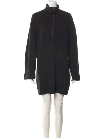 Pre-owned Lisa Yang Cashmere Mini Dress In Black