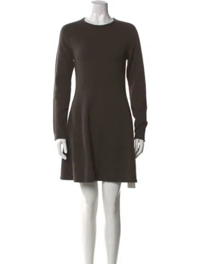 Pre-owned Lisa Yang Cashmere Mini Dress In Green