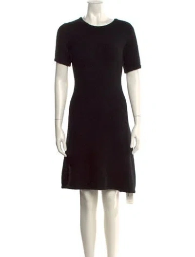 Pre-owned Lisa Yang Cashmere Mini Dress W/ Tags In Black