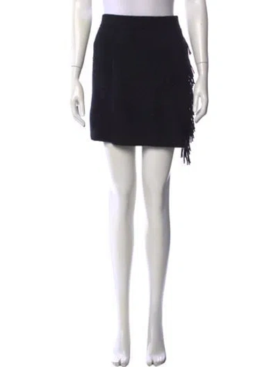 Pre-owned Lisa Yang Cashmere Mini Skirt In Black