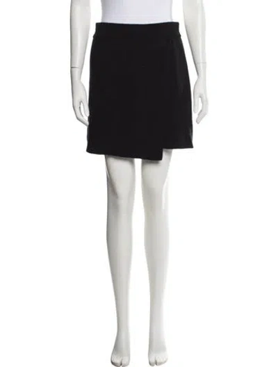 Pre-owned Lisa Yang Cashmere Mini Skirt In Black