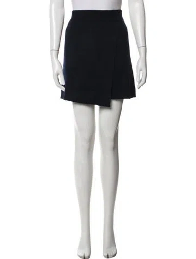 Pre-owned Lisa Yang Cashmere Mini Skirt W/ Tags In Blue