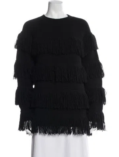 Pre-owned Lisa Yang Cashmere Mock Neck Sweater W/ Tags In Black