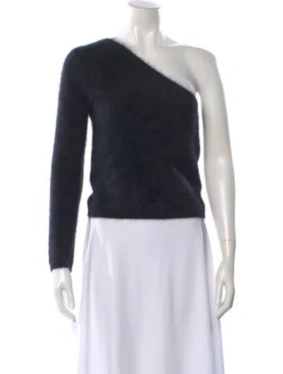 Pre-owned Lisa Yang Cashmere One-shoulder Sweater W/ Tags In Black