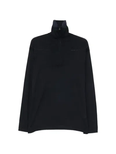 Lisa Yang Cashmere Rollneck Ribbed Knit Sweater With Long Sleeves In Black