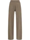 Lisa Yang Cashmere Rousers In Brown