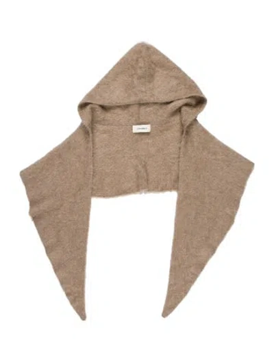 Pre-owned Lisa Yang Cashmere Scarf In Neutral