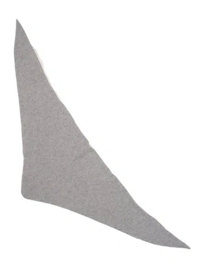 Pre-owned Lisa Yang Cashmere Scarf W/ Tags In Gray