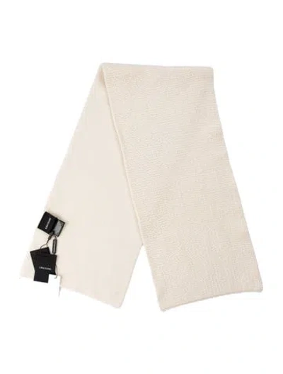 Pre-owned Lisa Yang Cashmere Scarf W/ Tags In Neutral
