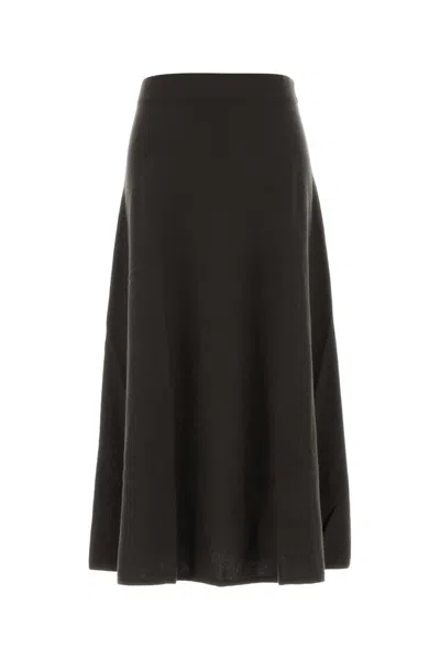 Lisa Yang Cashmere Skirt In Brown