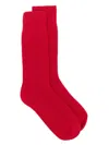 Lisa Yang Cashmere Socks In Red