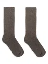 Lisa Yang Cashmere Socks In Brown