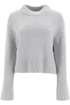 Lisa Yang Cashmere Sony Pullover Sweater In Gray