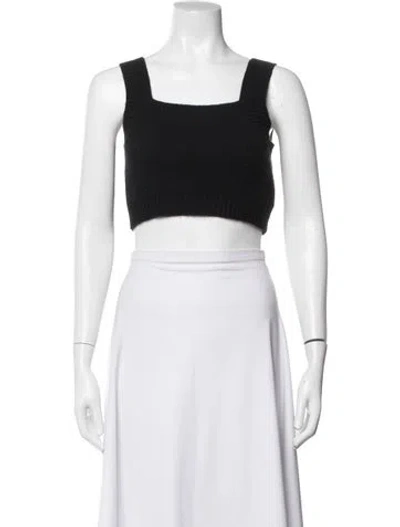 Pre-owned Lisa Yang Cashmere Square Neckline Sweater In Neutrals