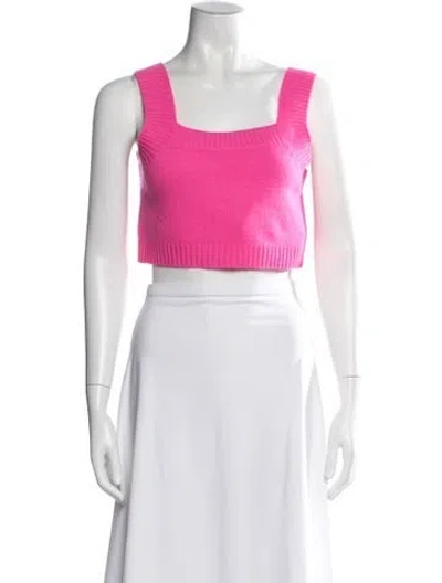 Pre-owned Lisa Yang Cashmere Square Neckline Sweater W/ Tags In Neutrals