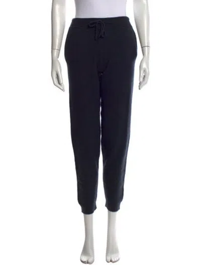 Pre-owned Lisa Yang Cashmere Straight Leg Pants In Blue