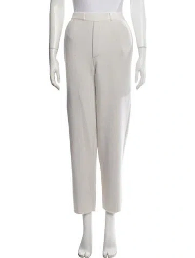Pre-owned Lisa Yang Cashmere Straight Leg Pants In Grey