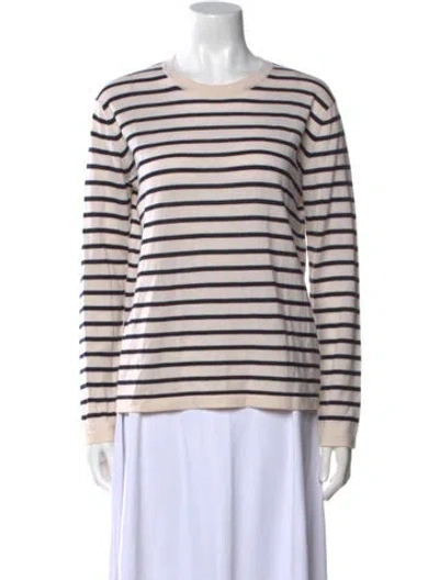 Pre-owned Lisa Yang Cashmere Striped Sweater In Multi
