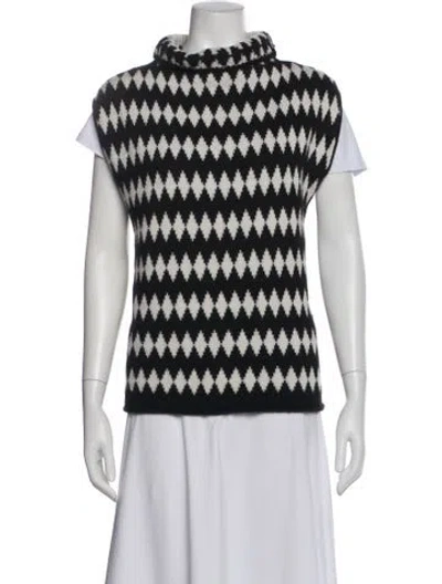 Pre-owned Lisa Yang Cashmere Striped Sweater In Multi