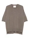 Lisa Yang Cashmere Sweater In Brown