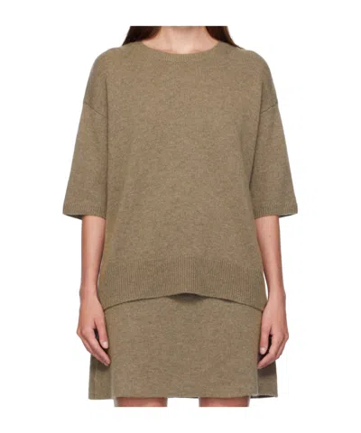 Lisa Yang Cashmere Sweater In Brown