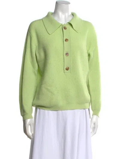 Pre-owned Lisa Yang Cashmere Sweater In Green