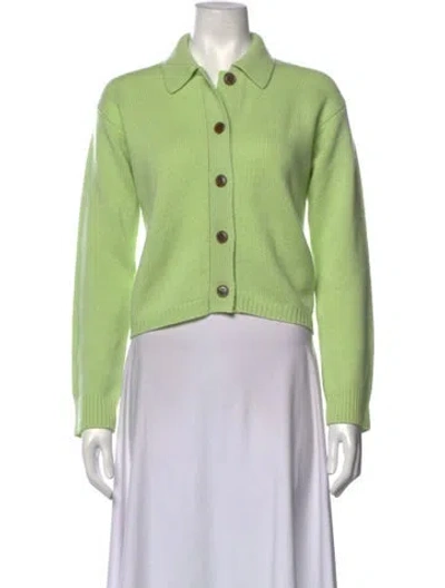Pre-owned Lisa Yang Cashmere Sweater In Green