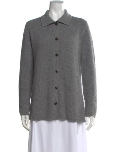Pre-owned Lisa Yang Cashmere Sweater In Grey
