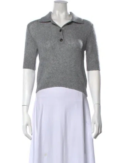 Pre-owned Lisa Yang Cashmere Sweater In Grey