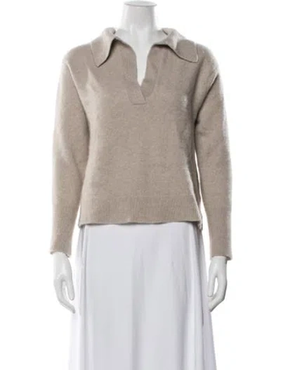 Pre-owned Lisa Yang Cashmere Sweater In Grey