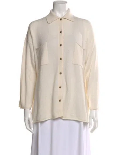Pre-owned Lisa Yang Cashmere Sweater In Neutral