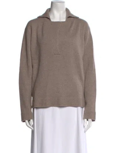 Pre-owned Lisa Yang Cashmere Sweater In Neutral