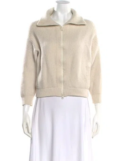 Pre-owned Lisa Yang Cashmere Sweater In Neutral